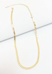 Choker Fita Escama Luxo