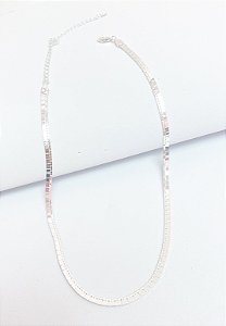 Choker Fita Escama Luxo