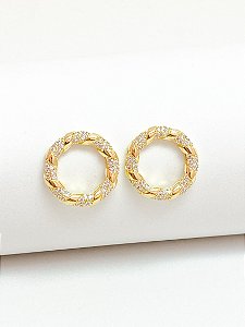 Brinco Circulo Luxo