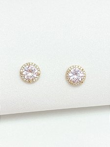 Brinco inspiração swarovski