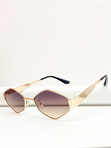 Óculos Hexagonal Degrade