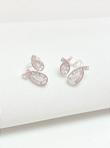 Brinco Earhook duplo cristal