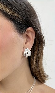 Brinco entrelaçado luxo