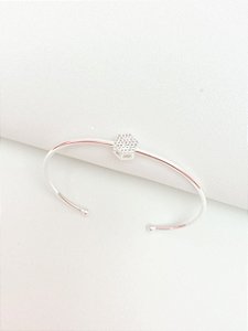 Bracelete delicado zircônias