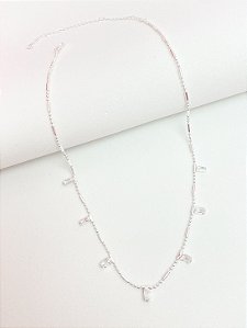 Gargantilha zircônias