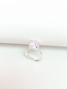 Anel solitário luxo ajustável