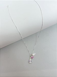 Colar Nossa Senhora pingentes