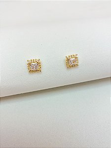 Brinco Quadrado Princesa