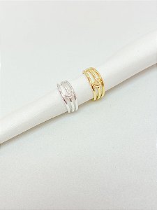 Anel Triplo Nó Ajustável