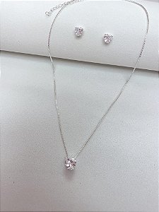 Conjunto coração ponto de luz