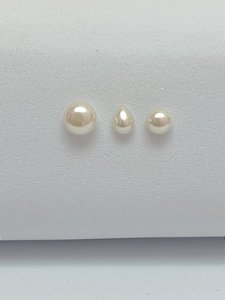 Trio brincos de pérola