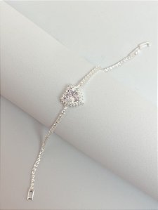 Pulseira Riviera coração luxo