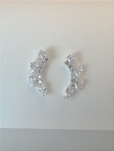 Earcuff gotas e zircônias