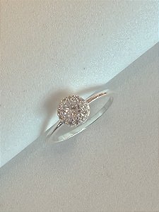 Anel solitário joalheria