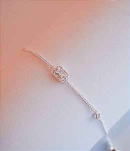 Pulseira pedra zircônia