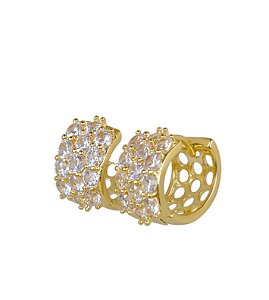 Argola click luxo grossinha