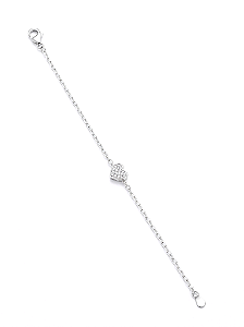 Pulseira riviera coração