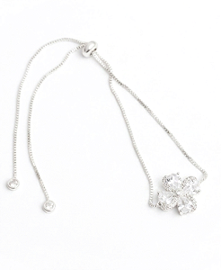 Pulseira flor ajustável