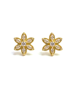 Brinco flor luz