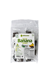 Bala de banana sem ad. de açucares orgânica 100g Alimentar