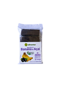 Barrinha de banana + açaí sem ad. de açucares orgânica 150g Alimentar
