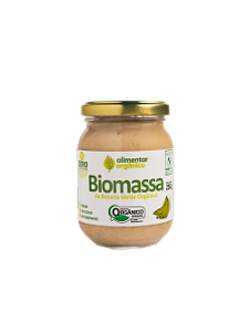 Biomassa de banana verde integral orgânica 250g Alimentar