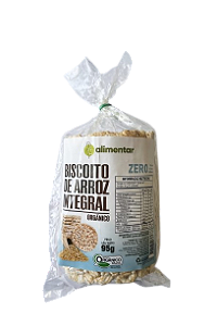 Biscoito de arroz orgânico 95g Alimentar