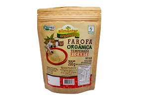 Farofa temperada picante orgânica 200g Alimentar