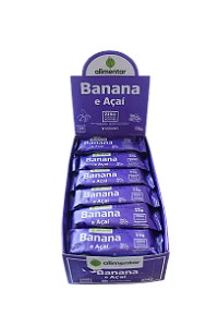 BARRA BANANA E AÇAÍ ZERO AD. AÇÚCARES DISPLAY 24X22=528G