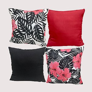 Capa de Almofada Decorativa FLORAL - 45x45