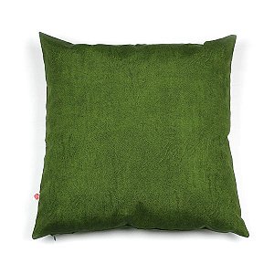 Almofada quadrada 45cm x 45cm tecido acquablock verde liso
