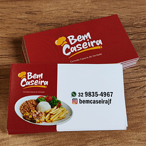 Cartão de Visitas UV Total - COLORIDO FRENTE E VERSO - 1000un