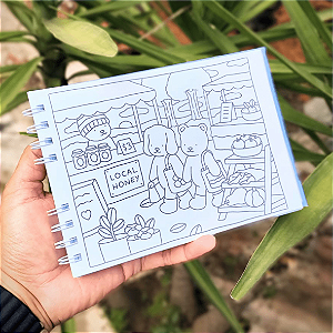 Caderno de Colorir - BOBBIE GOODS - DIAS QUENTES - 21x15cm - CAPA DURA - Unidade