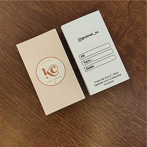 Cartão de visitas (Digital) - Pequena tiragem - 4/0, 4/1 ou 4/4 cores, COM LAMINAÇÃO