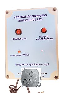 Caixa de Comando para Refletores de Led RGB em Piscinas  180W