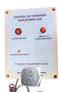 Caixa de Comando para Refletores de Led RGB em Piscinas  240W
