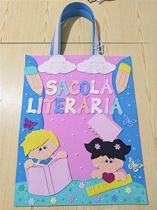 Sacola Literária Feita De Eva (40x50cm) Sacola Vazia