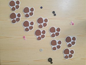 Patinhas de coelho (PACOTE COM 20 PATINHAS)