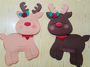 Rena de natal 2 unidades 40cm cada