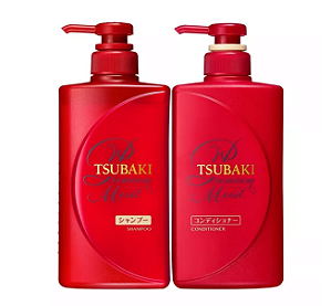 [Shiseido] Tsubaki Premium Moist Kit Shampoo 490 mL + Conditioner 490 mL