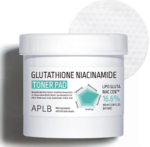 APLB Glutathione Niacinamide Toner Pad - 100 mL (60 pads)