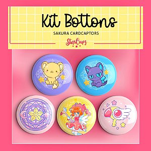 Kit Bottons Sakura CardCaptors