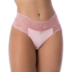 CALCINHA FIO EM RENDA E MICROFIBRA MORGANA