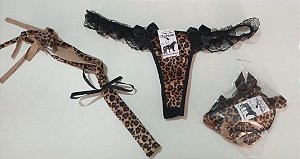 TANGA TIGRESA COM CHICOTINHO