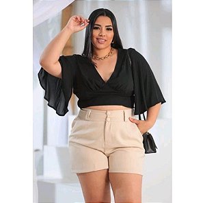 SHORTS CLASSICO ALFAITARIA PLUS SIZE