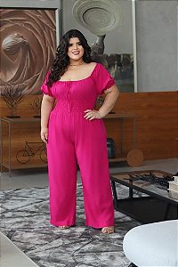 MACACÃO PLUS SIZE CIGANINHA