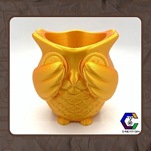 CACHEPOT CORUJA - NÃO VÊ