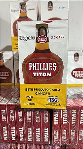 PHILLIES TITAN CONHAQUE MAÇO COM 5 UNIDADES