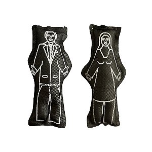 BONECO VUDU  PRETO (CASAL)