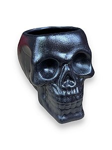 CRÂNIO DE LOUÇA PRETO OFERTÓRIO